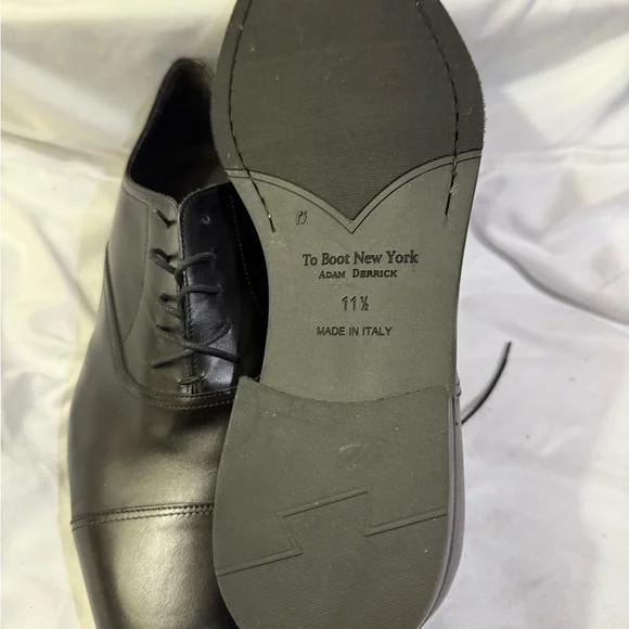 To Boot New York Adrian Derrick Black Cap Toe Oxford Men  display picture 1